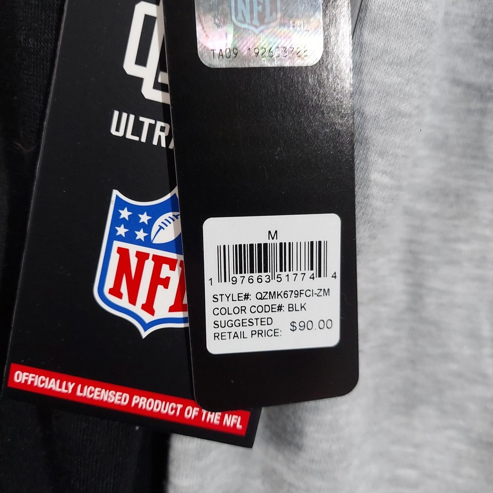 Cincinnati Bengals Hoodie Mens Medium Black Full Zip Fleece NFL Football Graphic - Picture 2 of 12